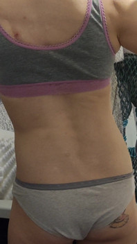 Strong Arms and Back Flexing 