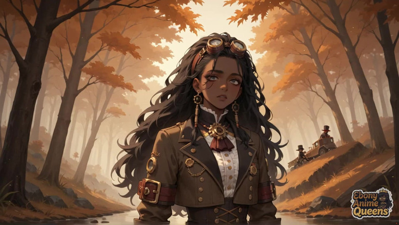 Ebony Anime Queens: Genießen Sie orales vergnügen mit einer schlampigen, dunklen Mega-schlampe in...