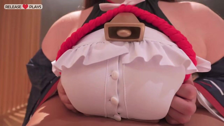 Far east hentai works: Eersteklas cosplay-beelden: rondborstige schoonheid drijft intens spel, met als hoogtepunt...