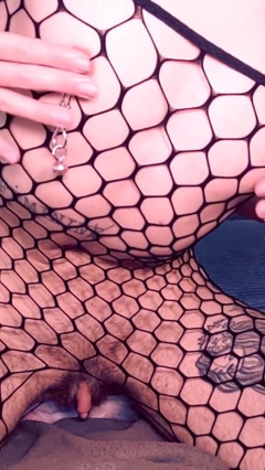 Nipple Bells Chiming with Every Touch, I Tease My Over-sensitive Nipples While My Dickclit Throbs for Round Two thumbnail