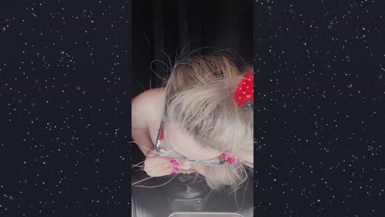 FinDom Goaldigger: Strapon gag ke dalam mulut banci Asmr menangkap