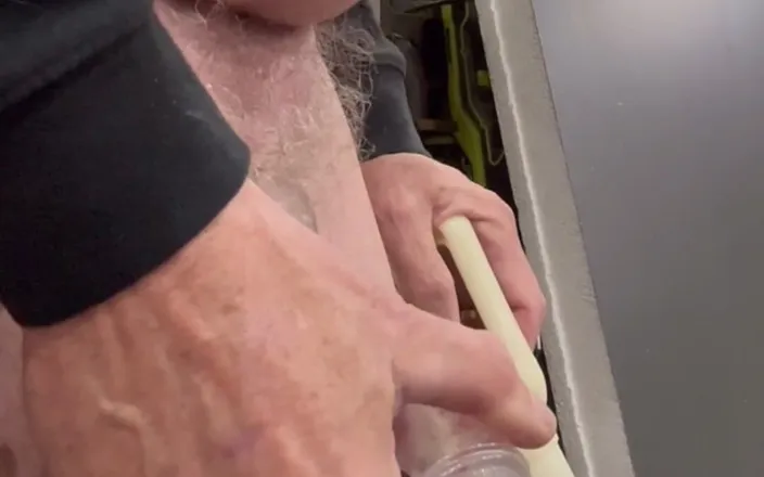 Parklife: Grandpa Pumps His Small, Hairy, Soft Cock