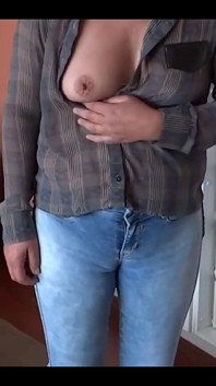 The Maid's Stepson Jerks off Watching Me Expose Myself and Wants to Fuck Me