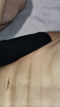 New Year's Self-sucking and Fucking a Teenager with a Big Dick as a Gift Under the Christmas Tree! Hot Cum!