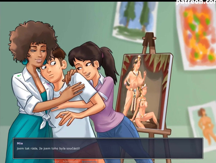 Cartoon Universal: Summertime saga deel 3 - Kunstlessen (Tsjechische sub)