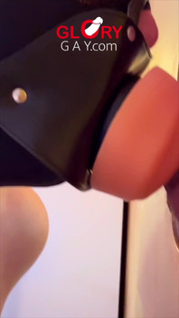 Straight Guy Pounds His Girl at the Gloryhole - but Who's Really Moaning Behind It?!