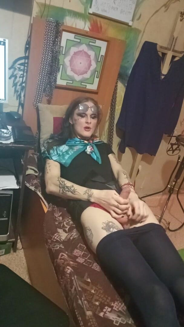Rainbowdracat: Sladké shemale honění