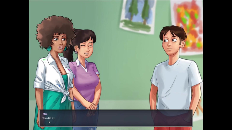 LewdArcade: Summertime saga Principal Smith e Annie Animation Collection [parte 02] giocano a...