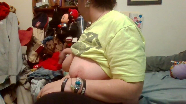 krazykristin: Olie grote borsten tonen vingerpoesje