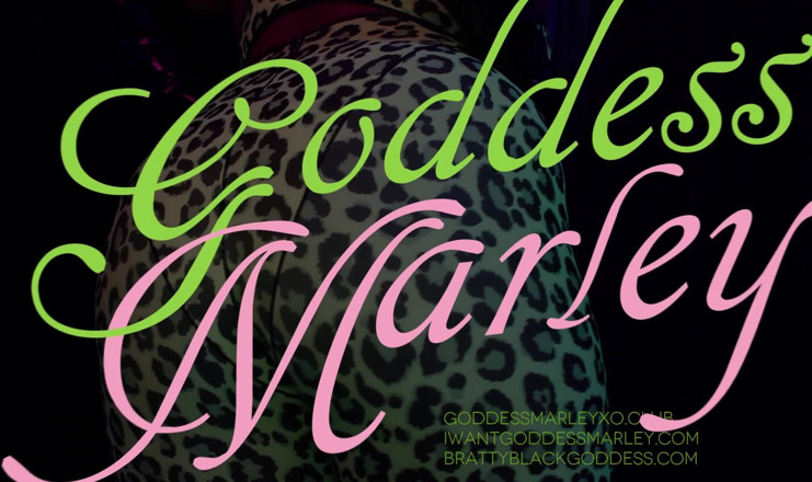 Goddess Marley: Neon spandeks pantat besar pemujaan