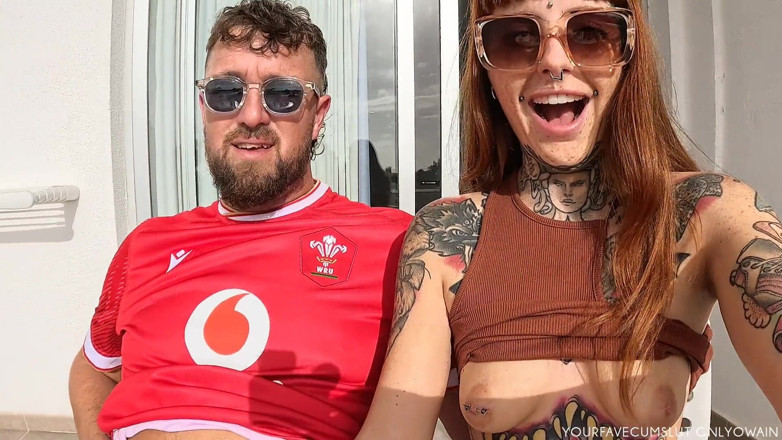 Yourfavecumslut: Sega con enorme sborrata sul balcone!