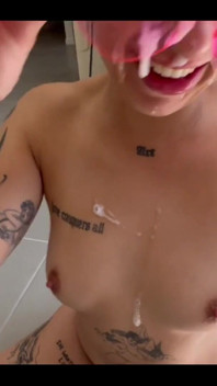Don’t I Look so Cute Covered in Cum?