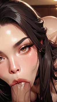 Blowjob and Cum Compilation! Best! Ai-generated