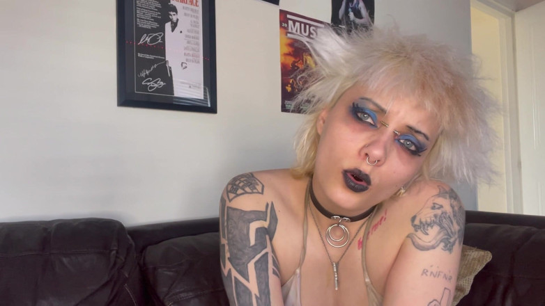 Glitterqueen1999: Udar dla macochy JOI szminka fetysz ręczna robota