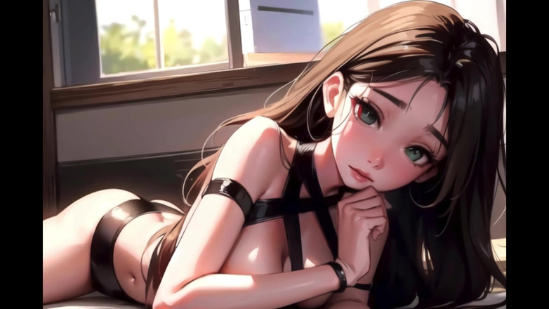 sexykahani: 性感女孩享受绷带 ai 色情片