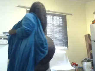 Legendary Booty Overdose: Horny Black BBW MILF Moaning Loud and Stip Teasing at...