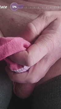 Masturbate with Hush 1 and Cum in Pink Socks