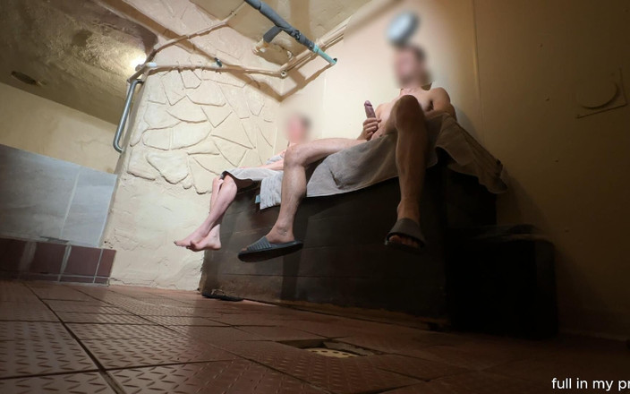 Bigmax8inch: Nahá zábava v sauně s mým přítelem sexy zrzka dívka...