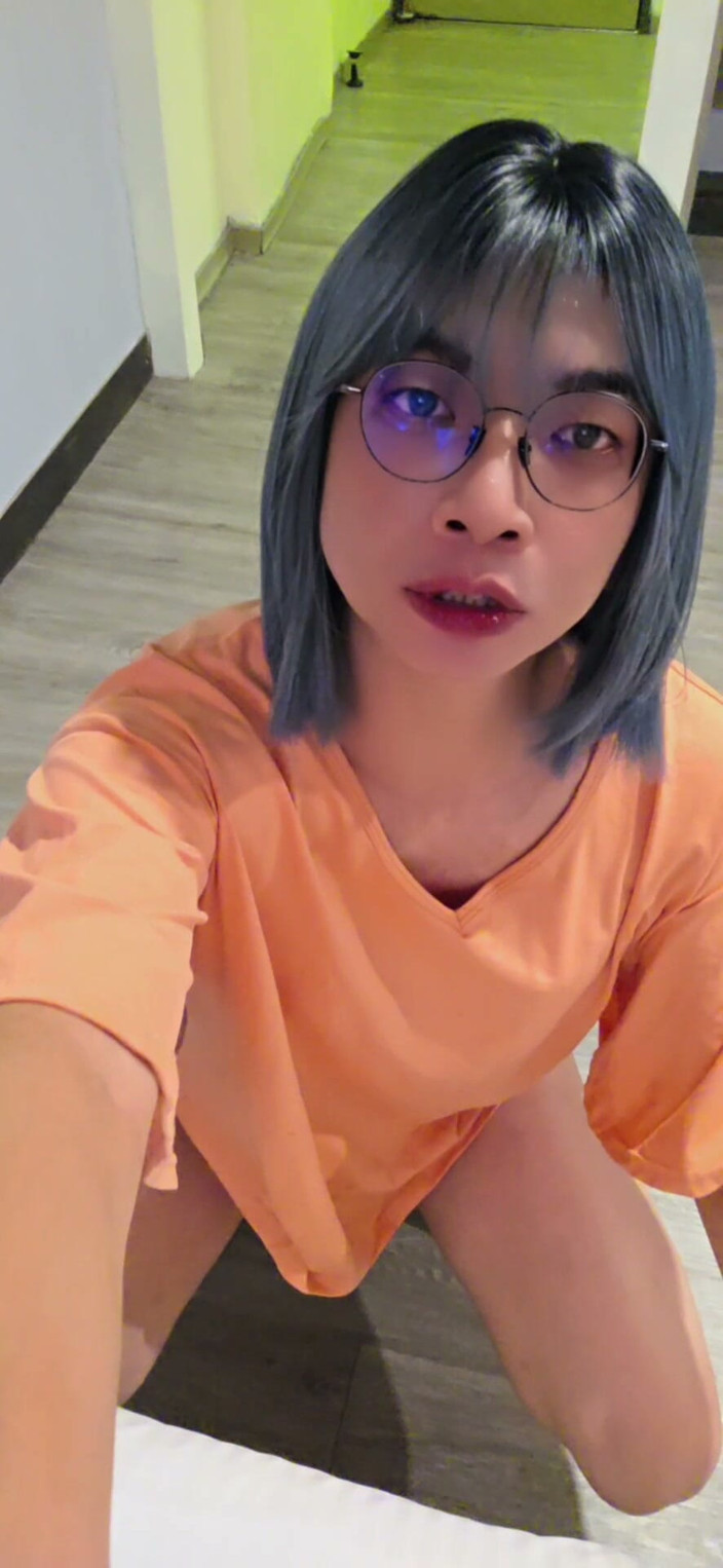 Taiwancdgirl: Shemale Ting Xuan Blowjob with Dildo