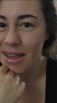Kissy gesicht mit stiefmutter