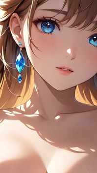 安静的快乐：一个美丽的年轻女人在魔光下