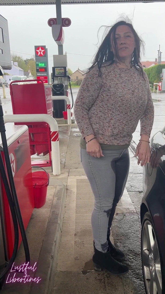 Lustful Libertines: Jeans Wetting as I Refilled My Car at the Station -...