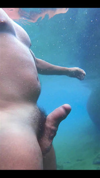 What a Nice Feeling to Swim Like This, I Wanted to Have Cum for You, but People Showed up