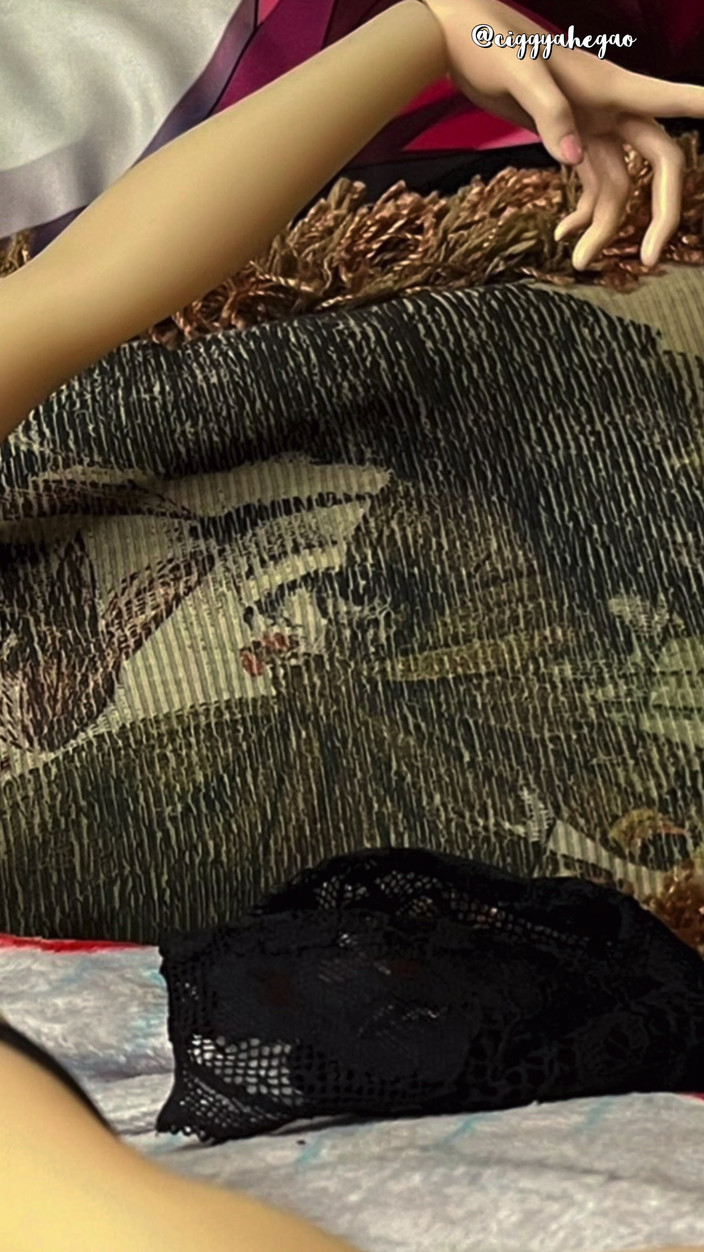 CiggyAhegao: Kafka troie esce in sexy lingerie francese &amp; si fa scopare...