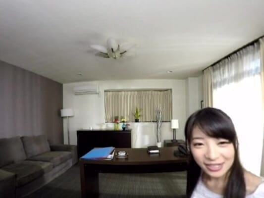The Secretary Who Can’t Stop Kissing and Drooling with Desire (JAV hornyVR)