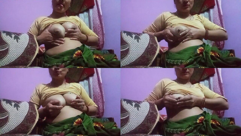 Sexy gunjan: Indiana indiana enorme mungitura tette massaggio e culo super enorme