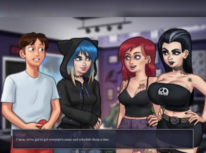 3DXXXTEEN2 Cartoon: Genişletilmiş gerçeklikte cinsel ilişki. 3 boyutlu porno çizgi film seks