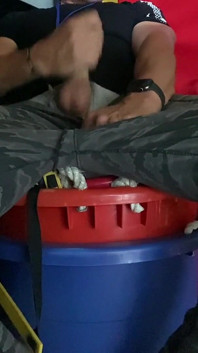 Horny Pe Teacher Jockdad87 Busts a Nut Between Classes