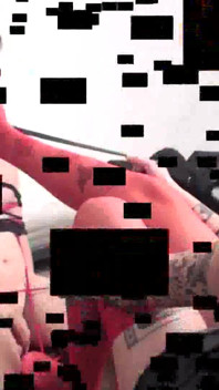 Tattoo Lady Red Nylons Feet Licking
