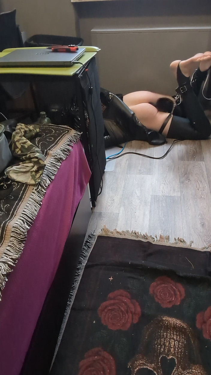 AJ_the_catgirl: Chaising Wand in Bondage