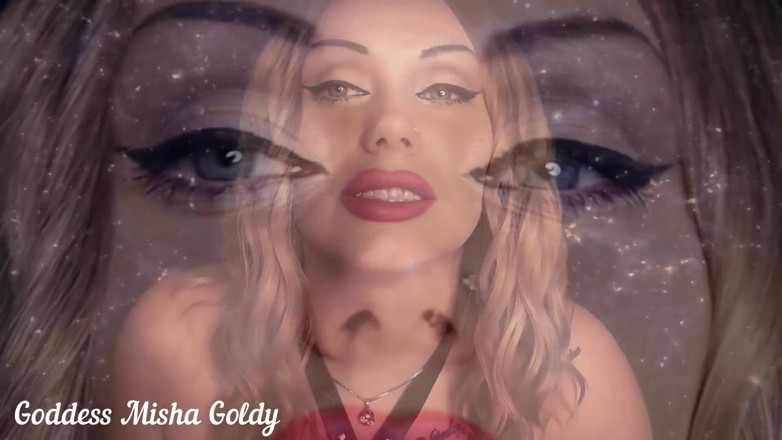 Goddess Misha Goldy: Asmr fascinant și contact vizual! Îți voi îmbrățișa castitatea mentală! Instrucțiuni de masturbar