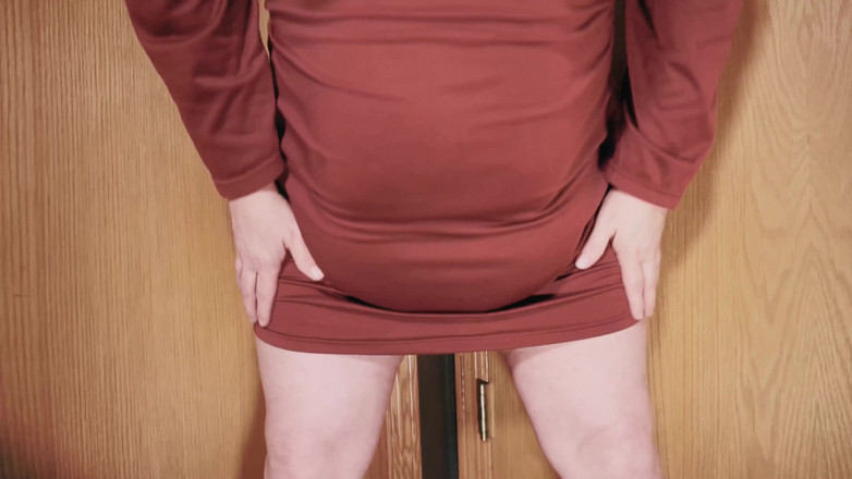 SexyNEBBW: Masturbazione in piedi milf che dice porcate