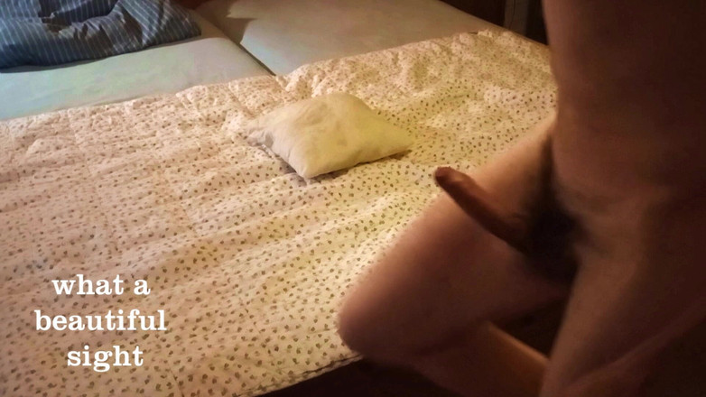 Mark Hannes: Naked Bed Hump Masturbation