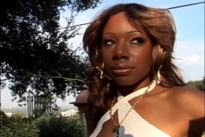 Black Sinner: Sensational ebony babe can't resist to fuck two BBC