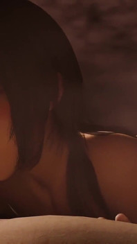 Koharu กําลังสนุกในห้องซาวน่า
