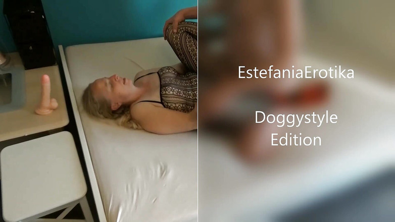 Ken: 你在操我的老婆吗？直到阴户发光。高潮后，啪啪啪啪在这里继续。后入式版