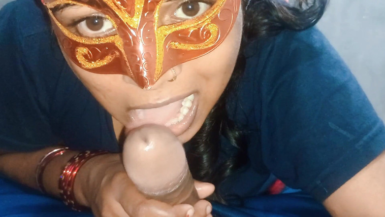 Sexy_girl_nehu: नेहा भाभी बिना रुके बहुत अच्छी तरह से लंड चूसती है