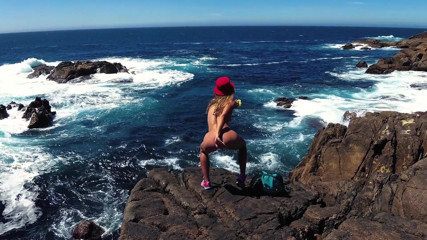 Sasha Bikeyeva: Mamă sexy rusoaică sportivă Sasha Bikeyeva - Sexercize în turism nud 2019