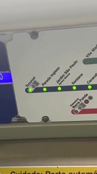 She Can't Stand to See the Volume Marking and Sucked Me Inside the São Paulo Subway