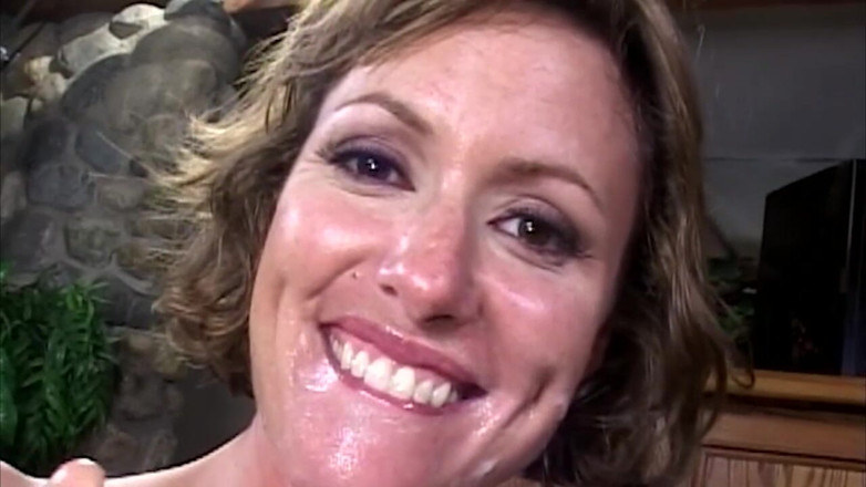 THAGSON MILFS: Blonde MILF Takes Deep Throat and Hot Facial