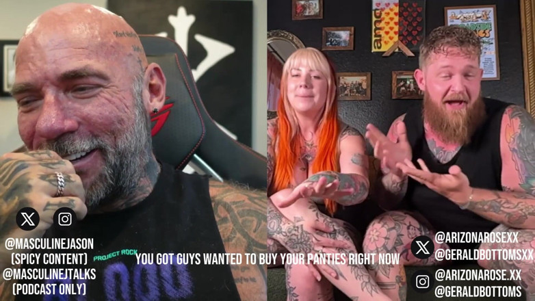 Raw and Uncensored with Masculine Jason: Porn Star Confessions - arizona rose dan gerald bottoms (episode 207)