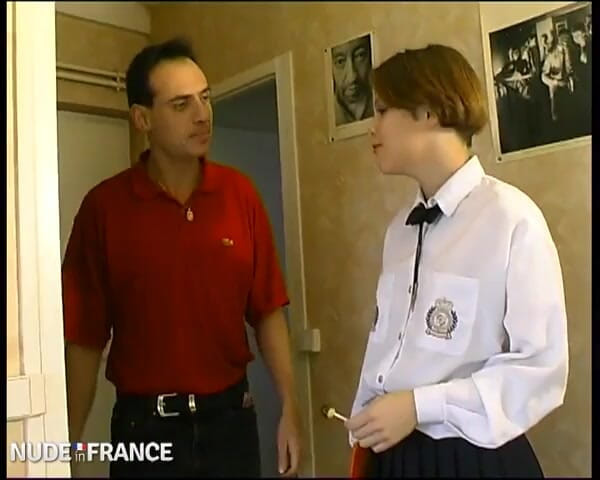 La France a Poil: A bachelor's is getting blown up by her math teacher.