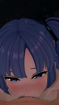 Hayase Yuuka Blowjob Blue Archive Hentai Mmd 3d Warna Biru Edit Smixix