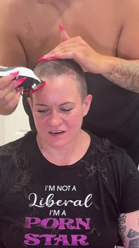 Shaving Quinn’s Head