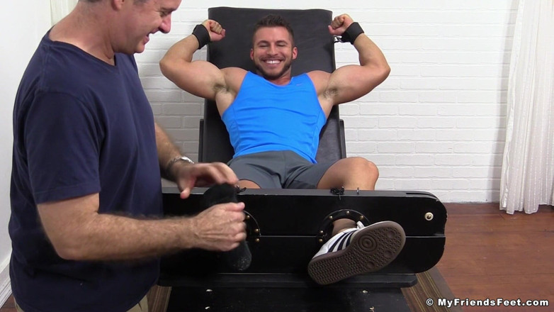 My friends feet: Michael Fitt Tickled Nude