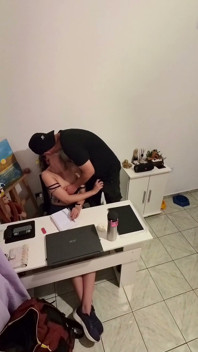 Fucking His Stepdaughter Until He Ejaculates All Over Her.